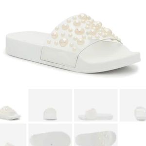 Madden girl pearl slide sandals